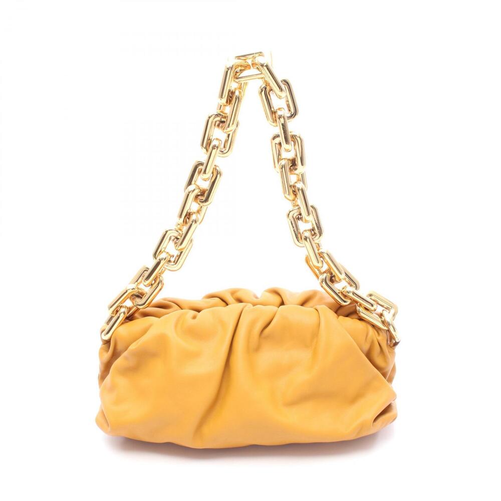 Bottega Veneta The Chain Pouch Shoulder Bag Leather Brown